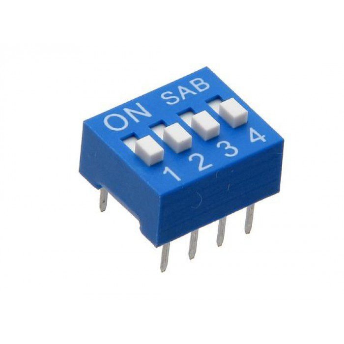 4 Way DIP Switch and 4 Position 4 Bits in Pakistan
