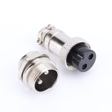 metal-Connector-M16-16mm-2-Pin-Screw-Type-Electrical-Aviation-Plug-Socket