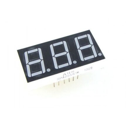 Seven-segment-display-3-Digit-Common-Anod-Red