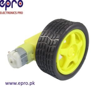 Plastic-Tire-Wheel-with-gear-motor