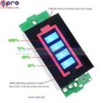 lithium battery capacitor indicator module display working