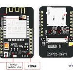 board layout of ESP32 Cam