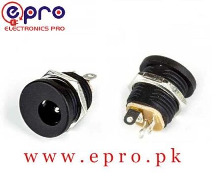 3 Pin DC Power Jack PCB Mount Female Connector in Pakistan