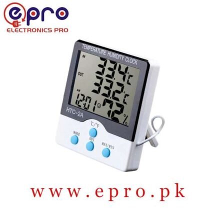HTC-2A HTC2A Digital Clock Electronic Temperature Hygrometer Thermometer in Pakistan