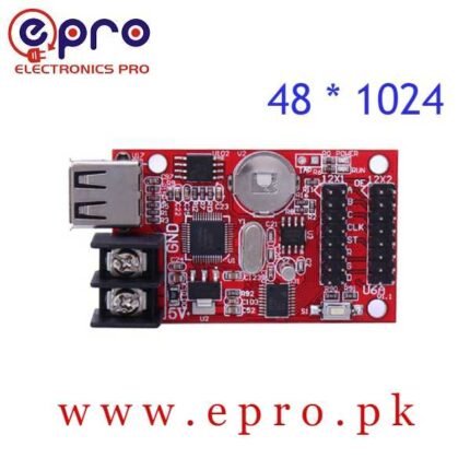 USB Port Single Double Color LED Display Controller Card 48 * 1024 Pixels HD U6A in Pakistan