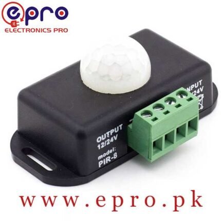 PIR 8 Controller 12V 24V PIR Sensor LED Dimmer Switch Motion Timer Function Sign Control LED Strip Tape Lights in Pakistan