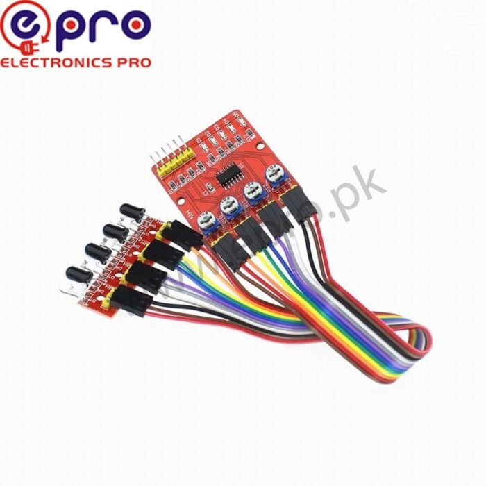 smart electronics four way 4 channel infrared detector tracking line obstacle avoidance sensor module diy smart car robo