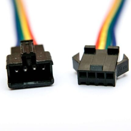 4 Pin JST SM Connector Male to Female 4pin SM Connector Cable for RGB LED Strip In Pakistan